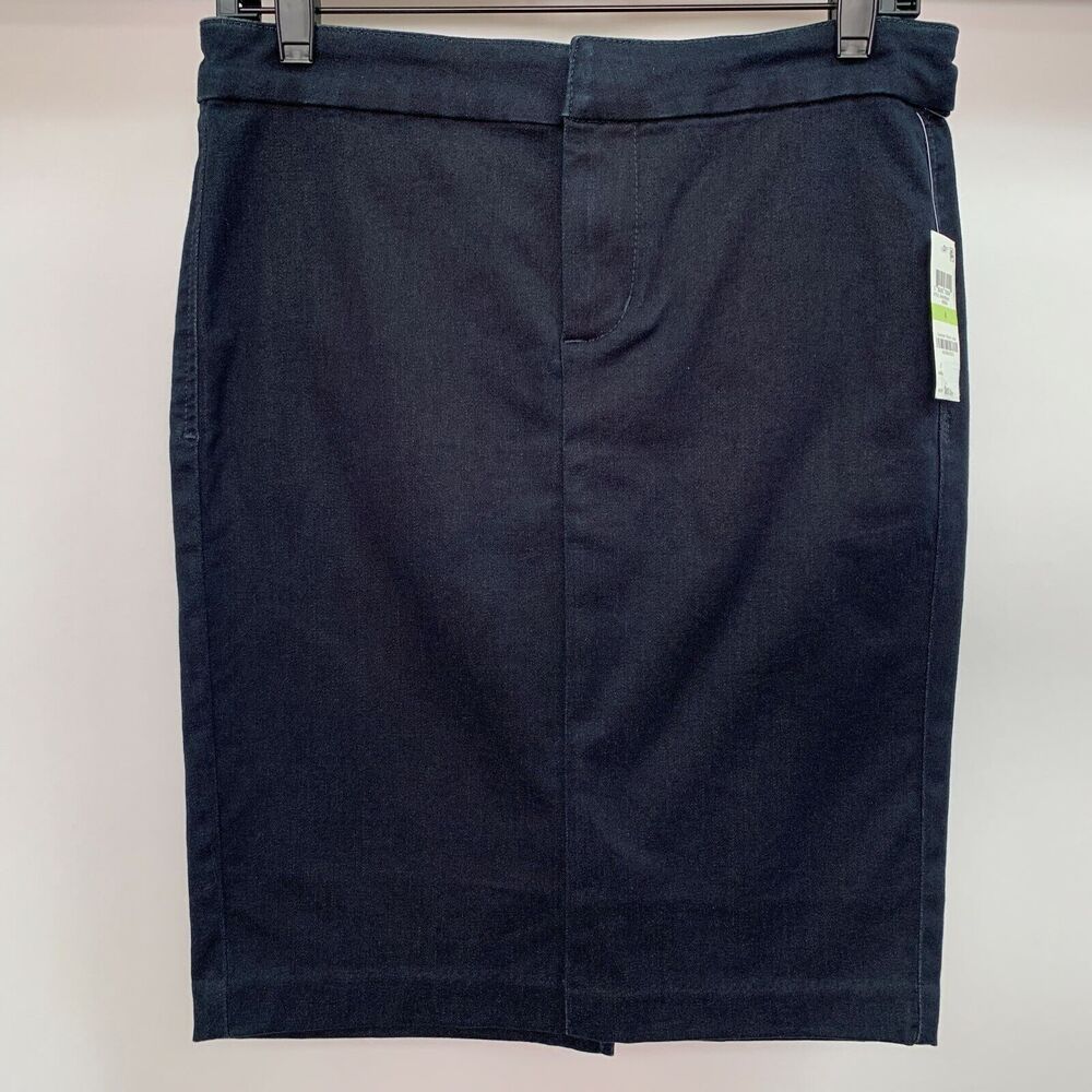 INC‎ International Concepts Women's Skirt Size 4 Blue Pencil Straight NWT